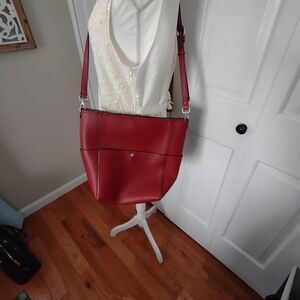 Red Leather Women's Bag